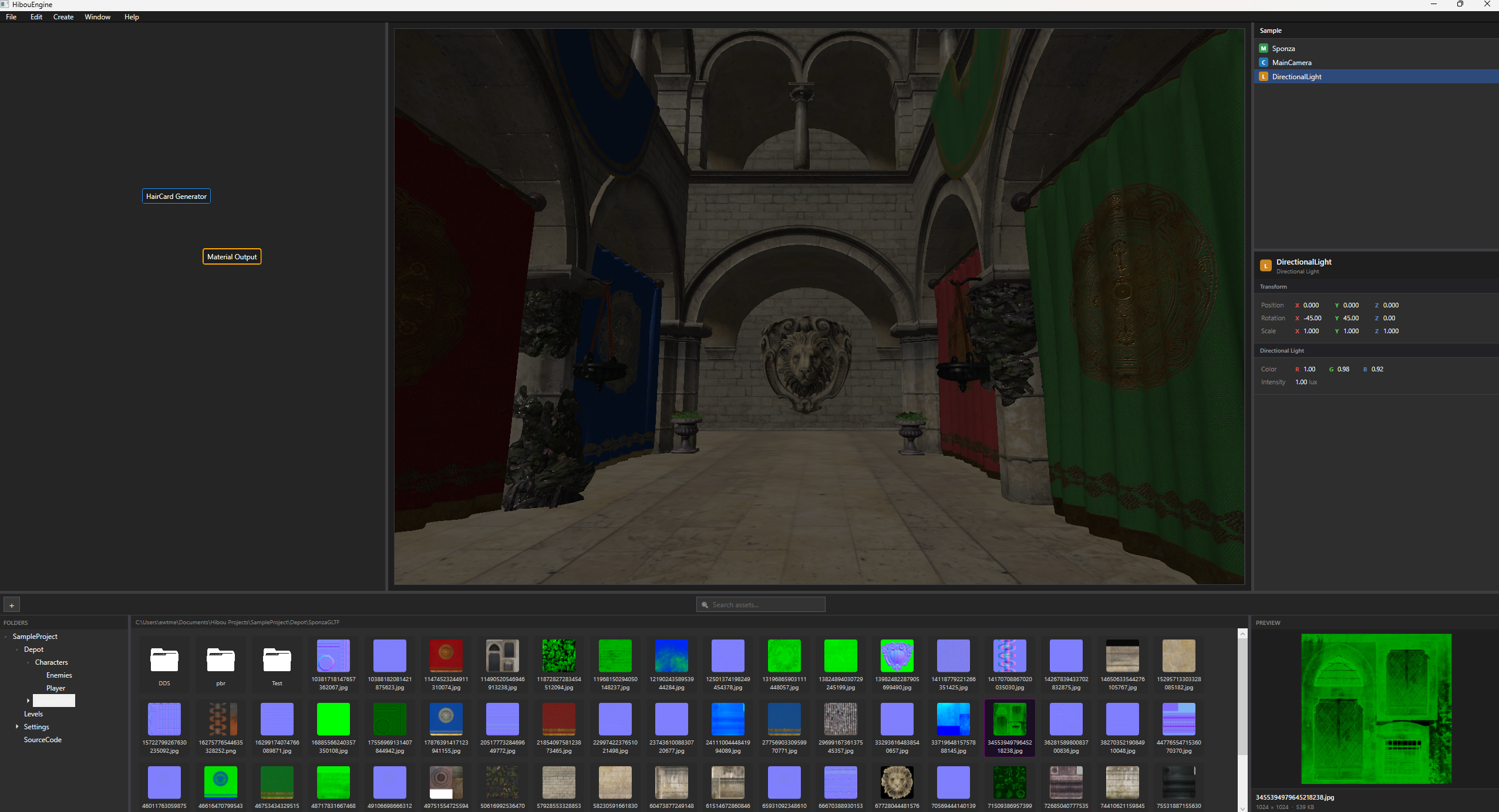 Hibou Engine highlight